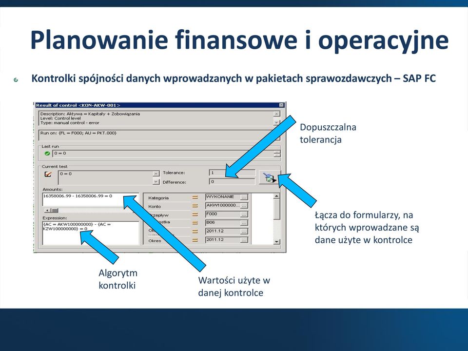 tolerancja Łącza do formularzy, na których wprowadzane są dane