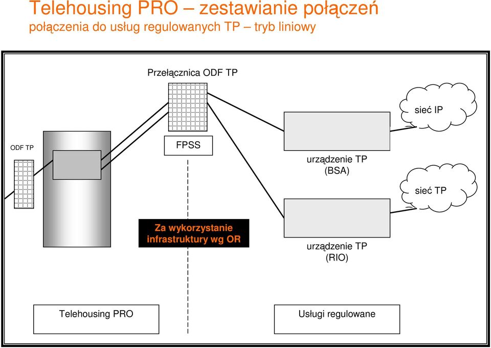 TP FPSS urządzenie TP (BSA) sieć TP Za wykorzystanie