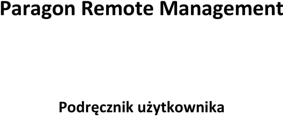 Management