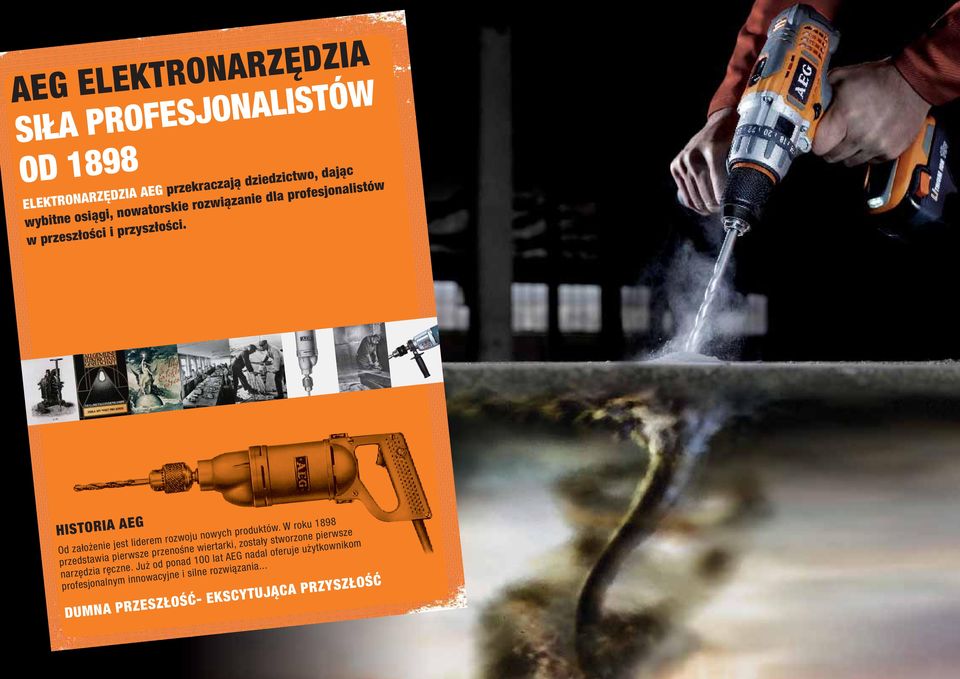 HISTORIA AEG Od założenie jest liderem rozwoju nowych produktów.