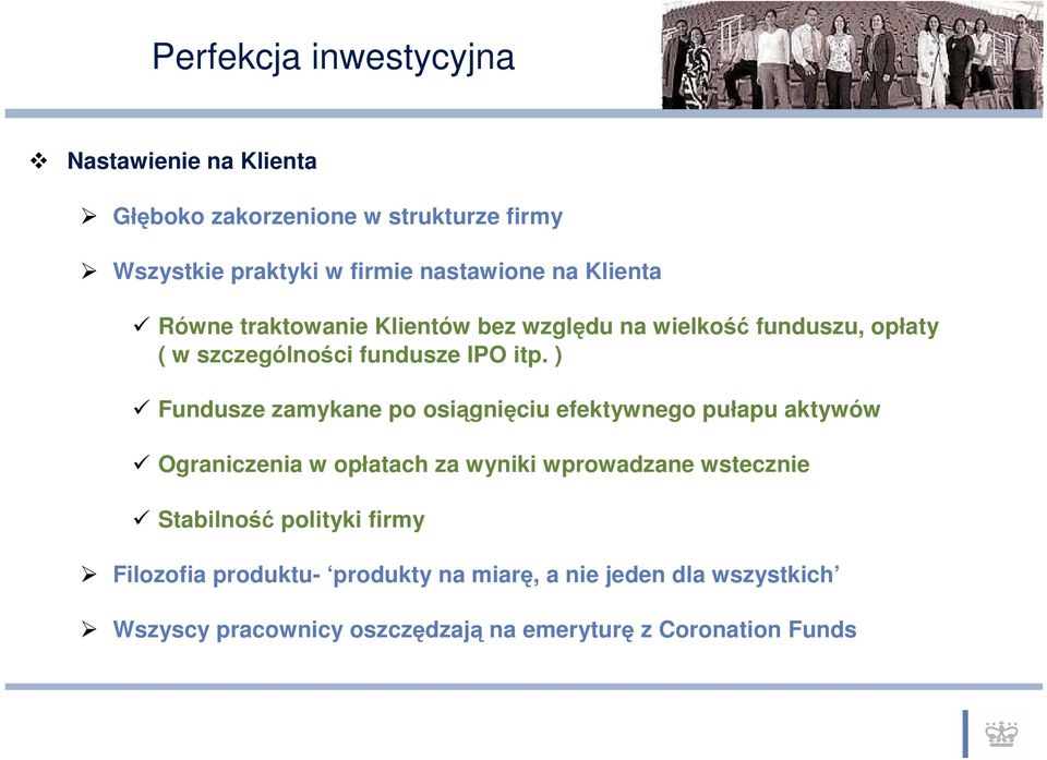 ) Fundusze zamykane po osiągnięciu efektywnego pułapu aktywów Ograniczenia w opłatach za wyniki wprowadzane wstecznie