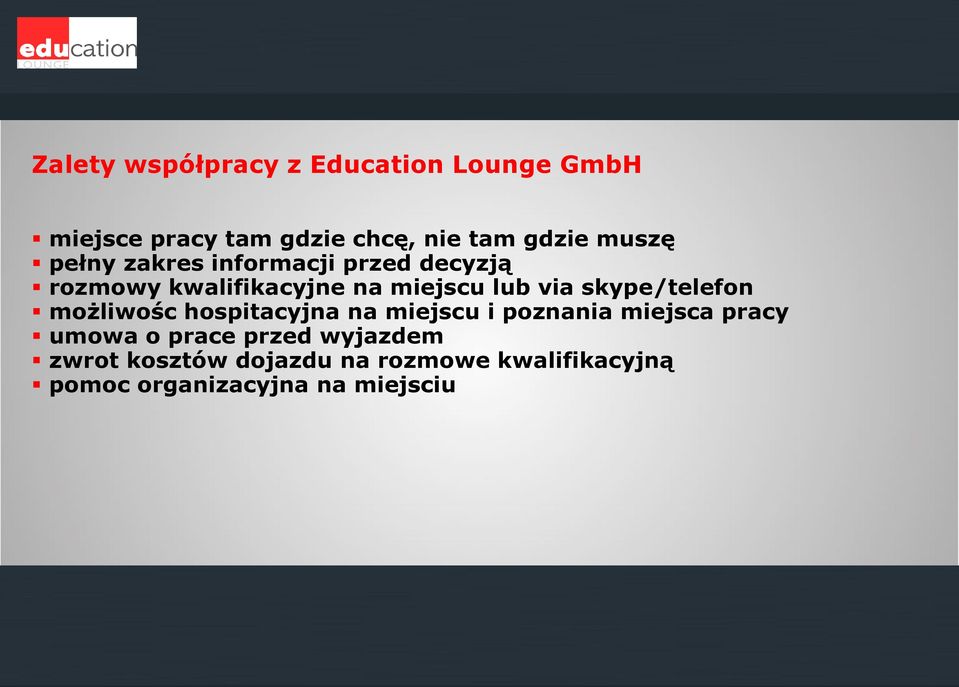 skype/telefon możliwośc hospitacyjna na miejscu i poznania miejsca pracy umowa o prace