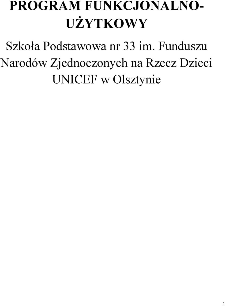 Funduszu Narodów Zjednoczonych