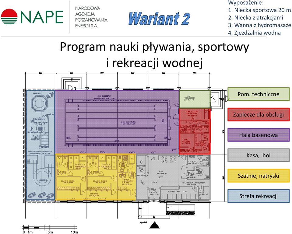 Wanna z hydromasaże 4. Zjeżdżalnia wodna Pom.