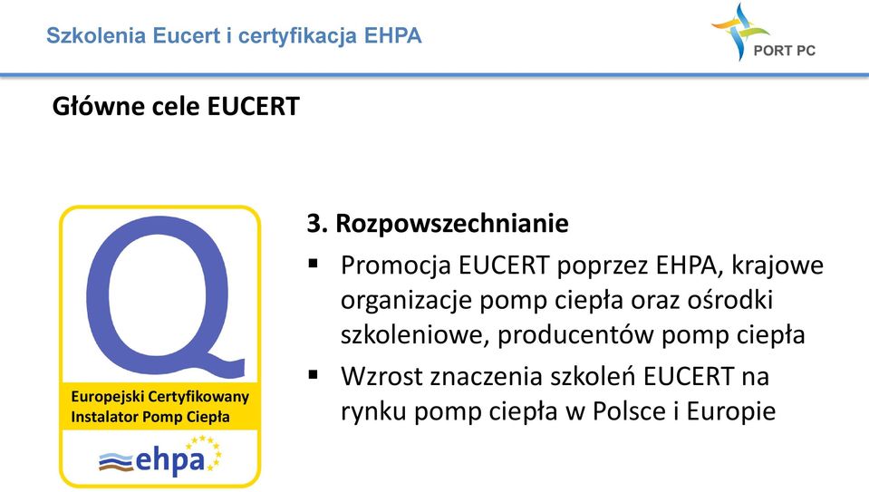 organizacje pomp ciepła oraz ośrodki szkoleniowe, producentów pomp