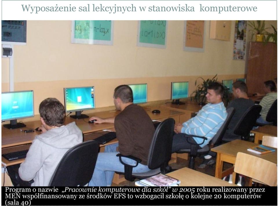 2005 roku realizowany przez MEN współfinansowany ze