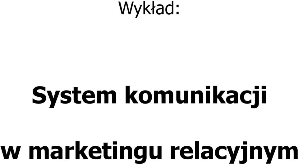 komunikacji