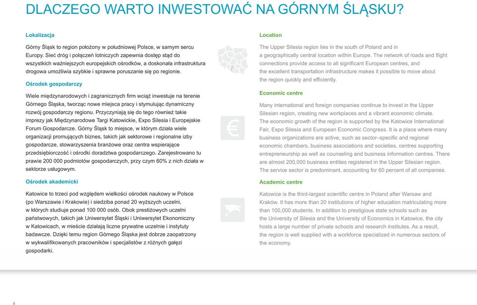 Ośrodek gospodarczy Wiee międzynarodowych i zagranicznych firm wciąż inwestuje na terenie Górnego Śąska, tworząc nowe miejsca pracy i stymuując dynamiczny rozwój gospodarczy regionu.
