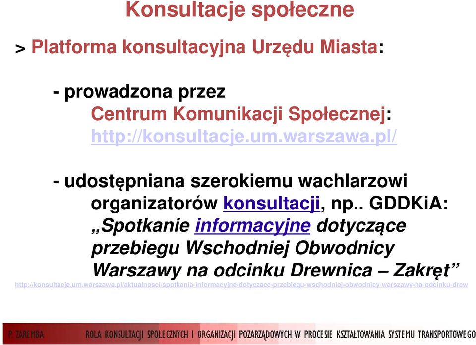. GDDKiA: Spotkanie informacyjne dotyczące przebiegu Wschodniej Obwodnicy Warszawy na odcinku Drewnica Zakręt