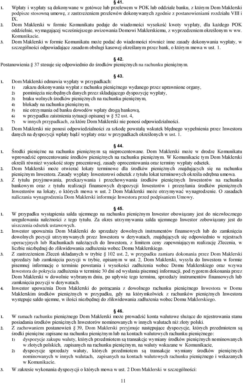 rozdziału VIII i IX. 2.