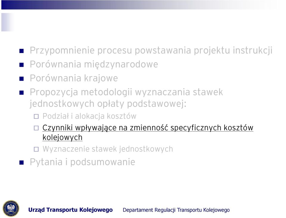 opłaty podstawowej: Podział i alokacja kosztów Czynniki wpływające na zmienność