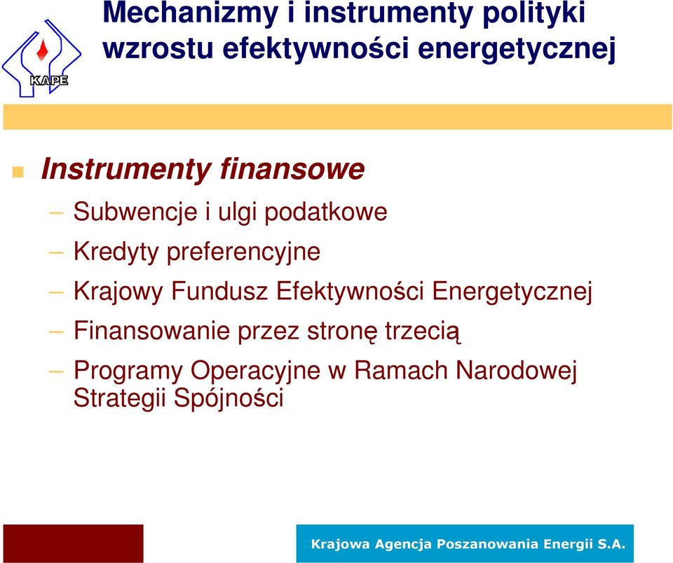 preferencyjne Krajowy Fundusz Efektywności Energetycznej