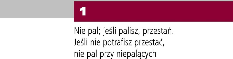 Jeśli nie potrafisz