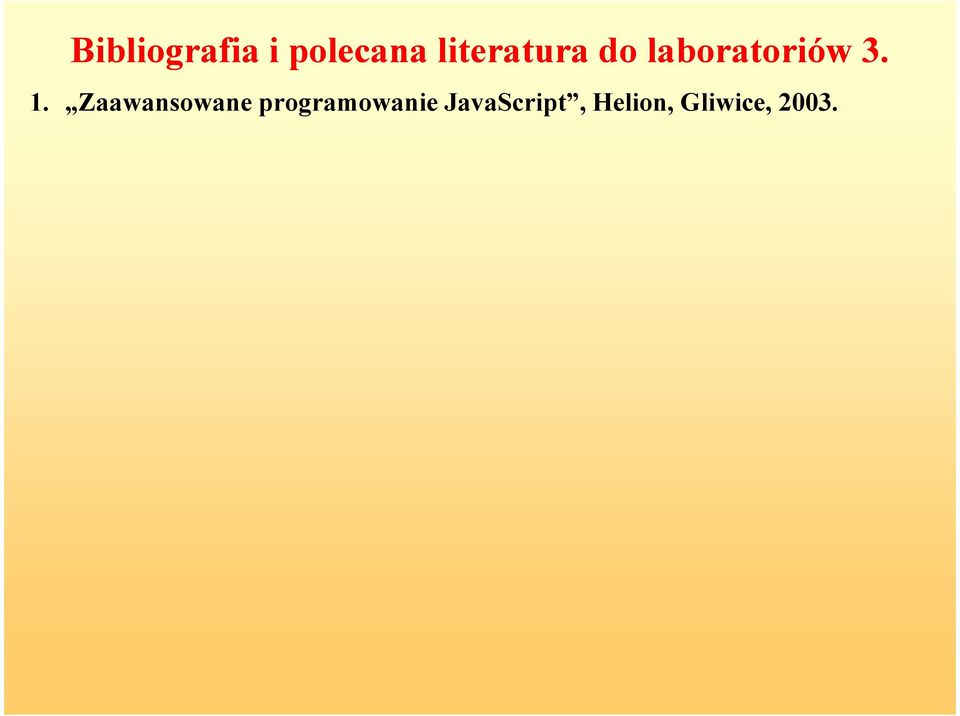 1. Zaawansowane programowanie