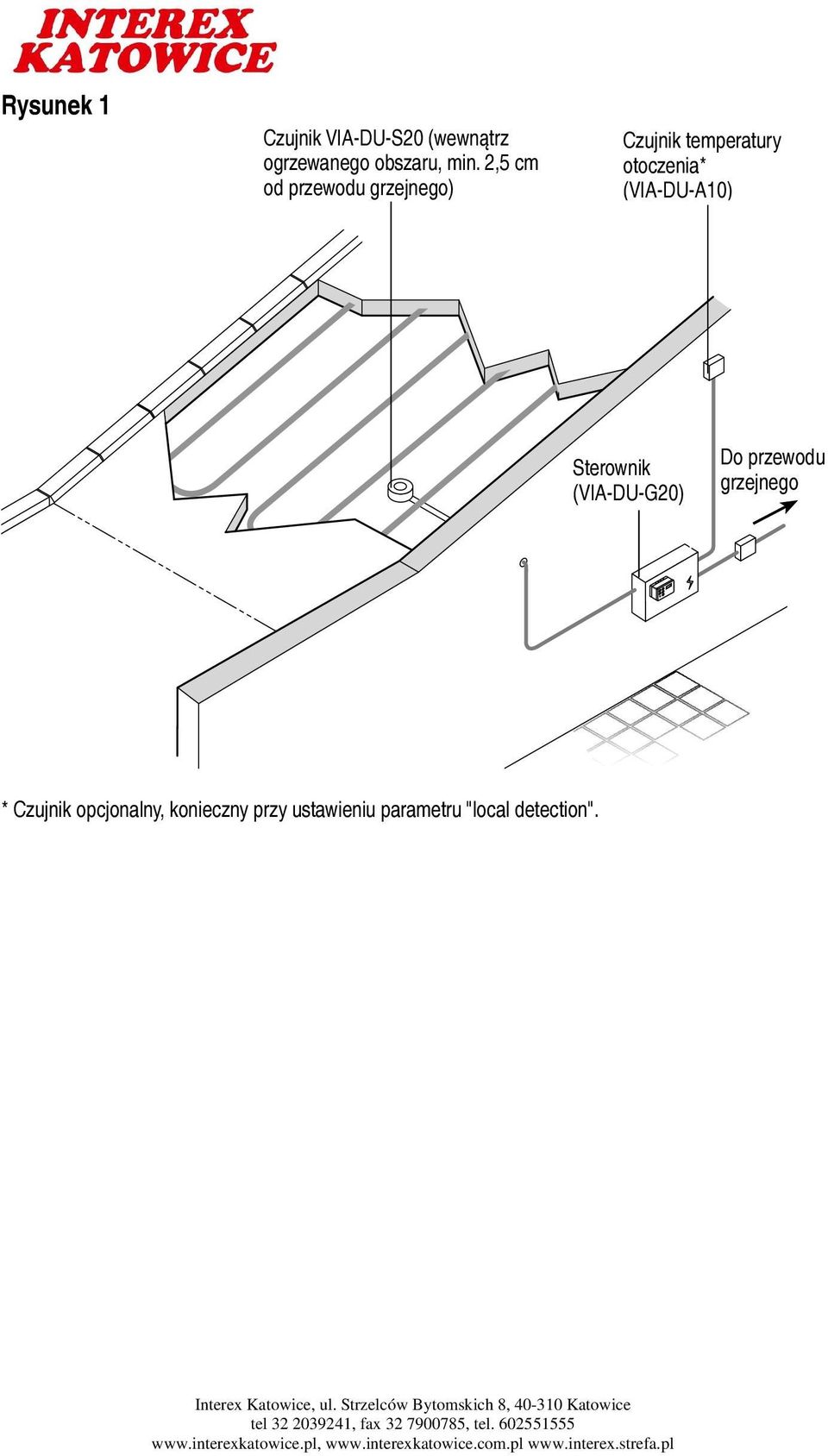 (VIA-DU-A10) Controller Sterownik (VIA-DU-20) (VIA-DU-G20) Do przewodu