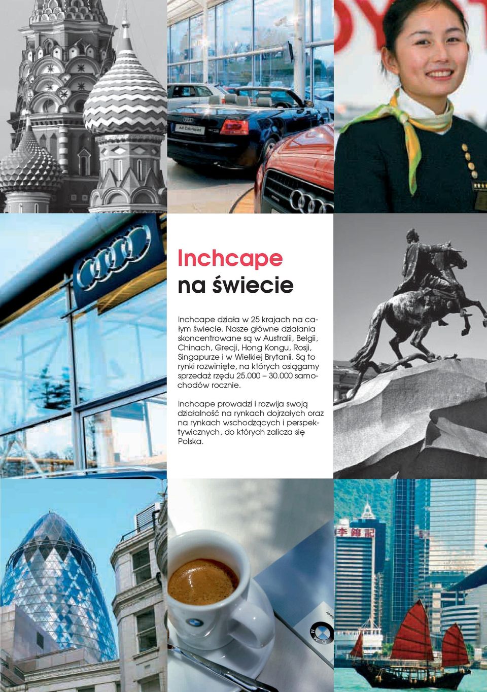 Brytanii. Są to rynki rozwinięte, na których osiągamy sprzedaż rzędu 25.000 30.000 samochodów rocznie.