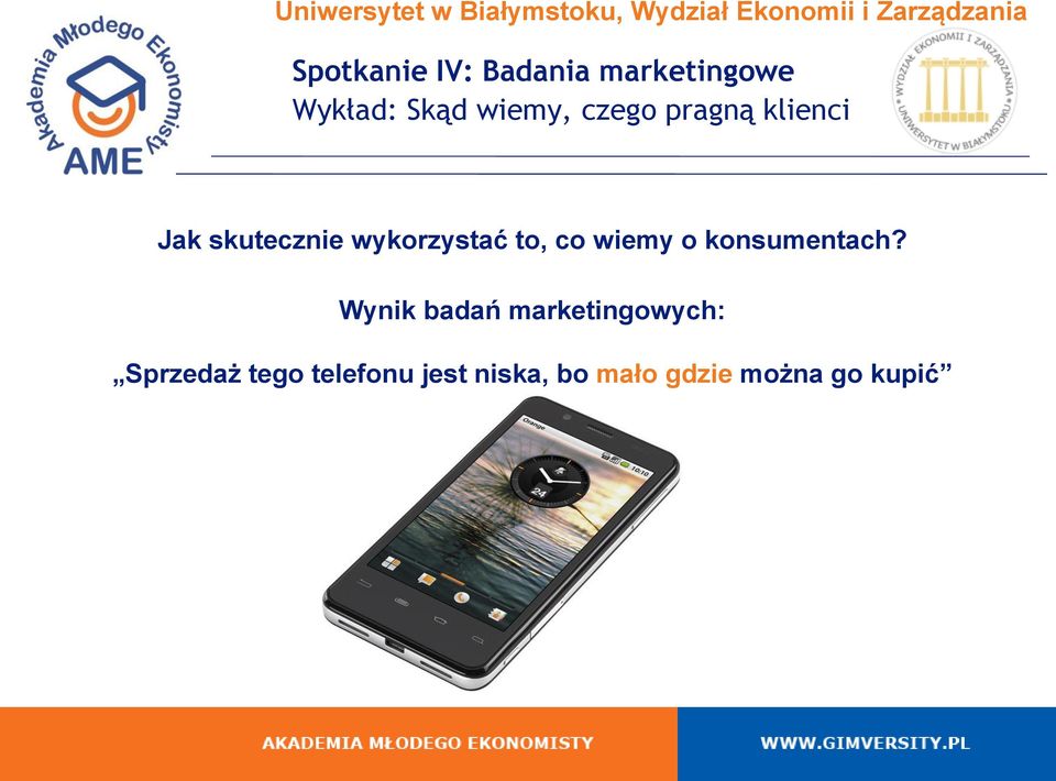 Wynik badań marketingowych: Sprzedaż