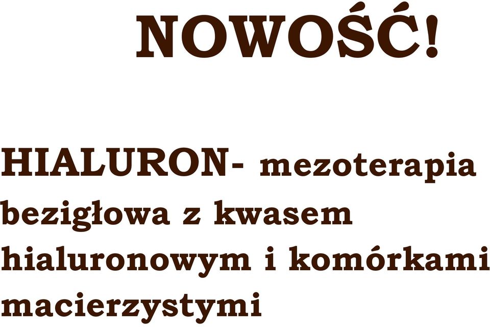 bezigłowa z kwasem