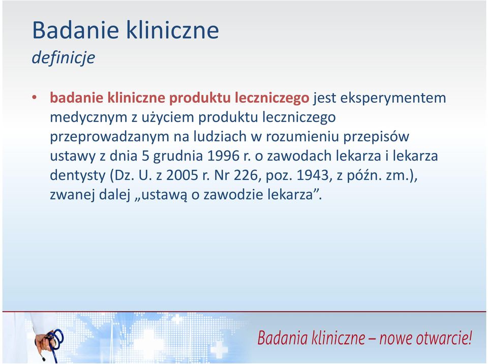 rozumieniu przepisów ustawy z dnia 5 grudnia 1996 r.