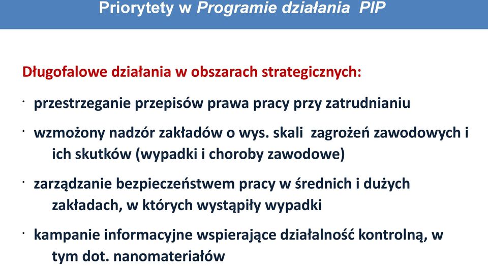 skali zagrożeń zawodowych i ich skutków (wypadki i choroby zawodowe) zarządzanie bezpieczeństwem pracy w