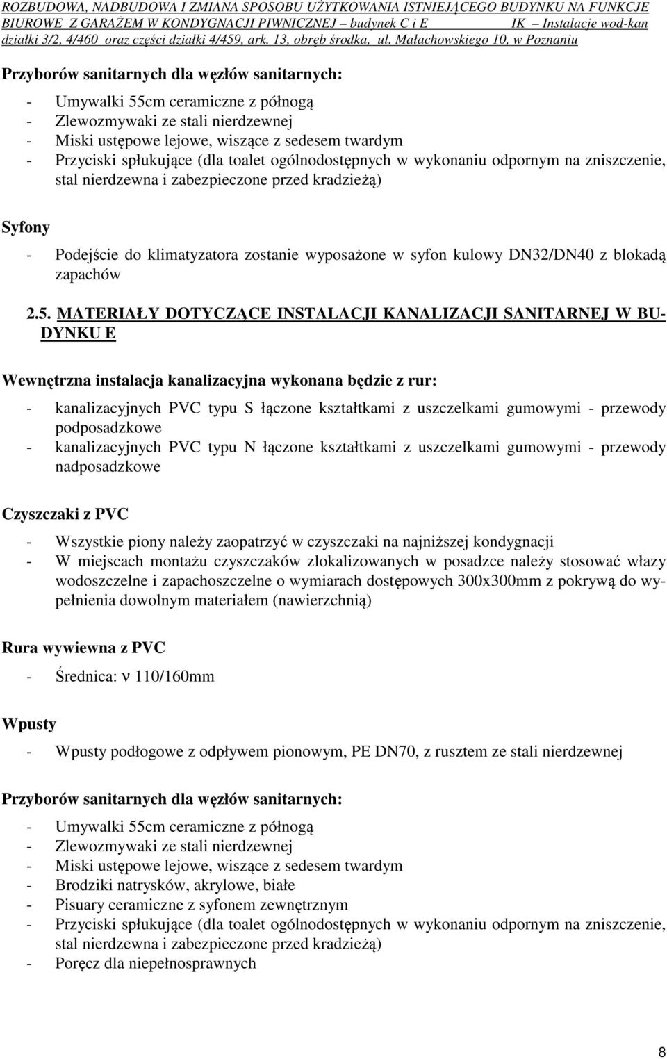 blokadą zapachów 2.5.