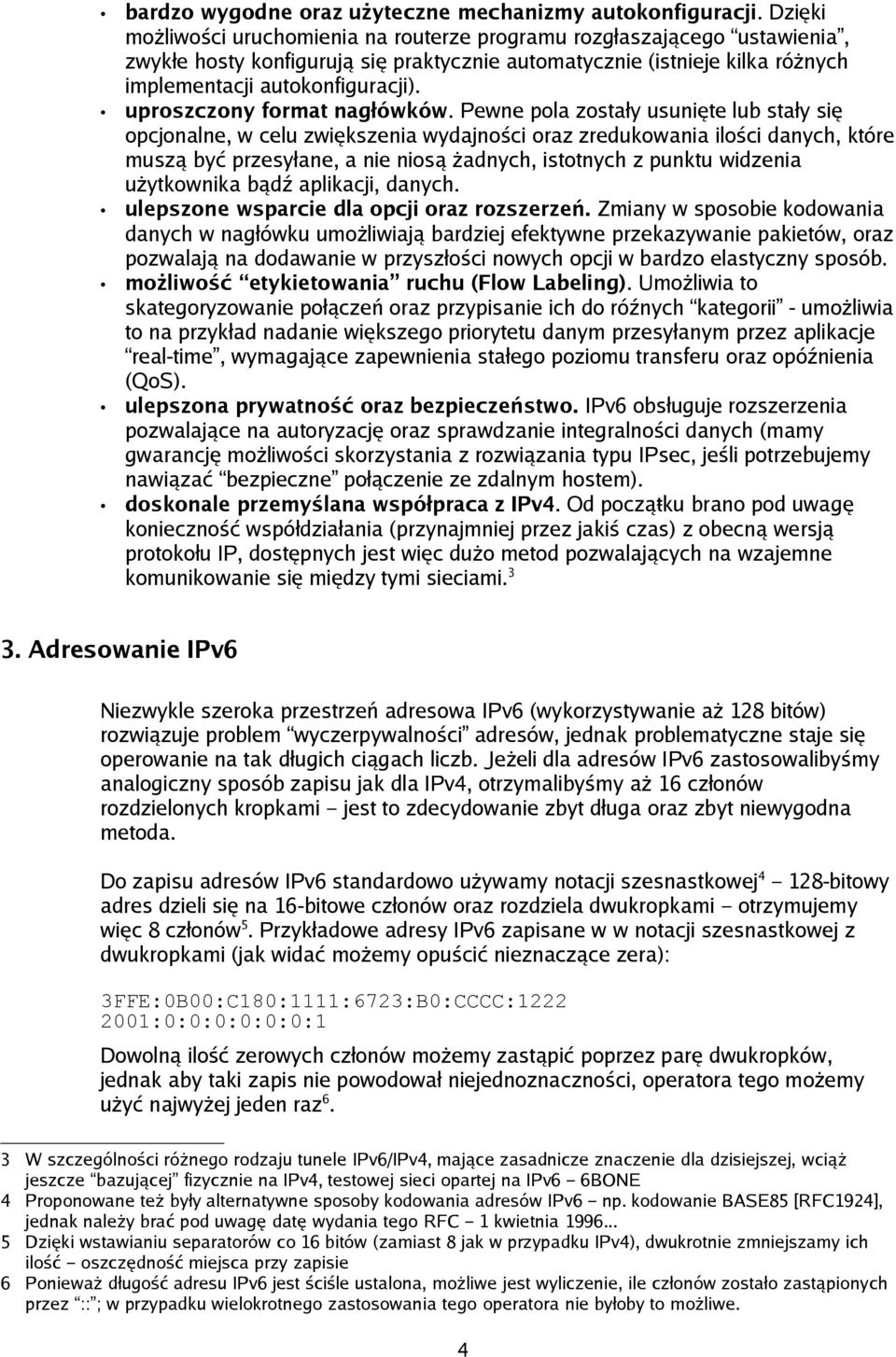 uproszczony format nagłówków.
