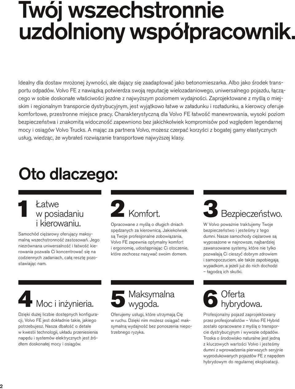 Zaprojektowane z myśą o miejskim i regionanym transporcie dystrybucyjnym, jest wyjątkowo łatwe w załadunku i rozładunku, a kierowcy oferuje komfortowe, przestronne miejsce pracy.