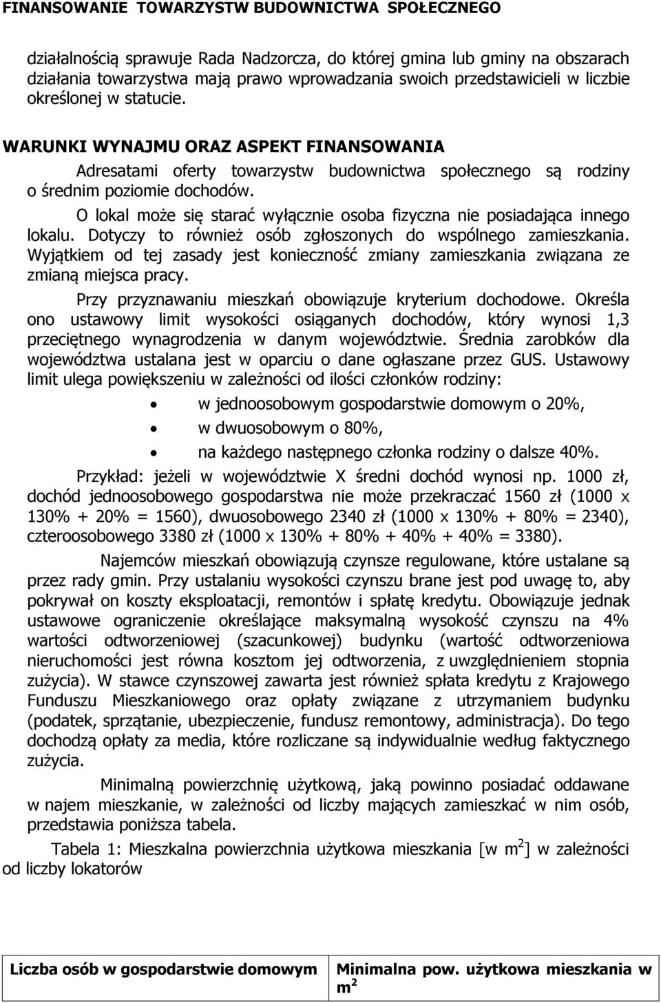 O lokal może się starać wyłącznie osoba fizyczna nie posiadająca innego lokalu. Dotyczy to również osób zgłoszonych do wspólnego zamieszkania.