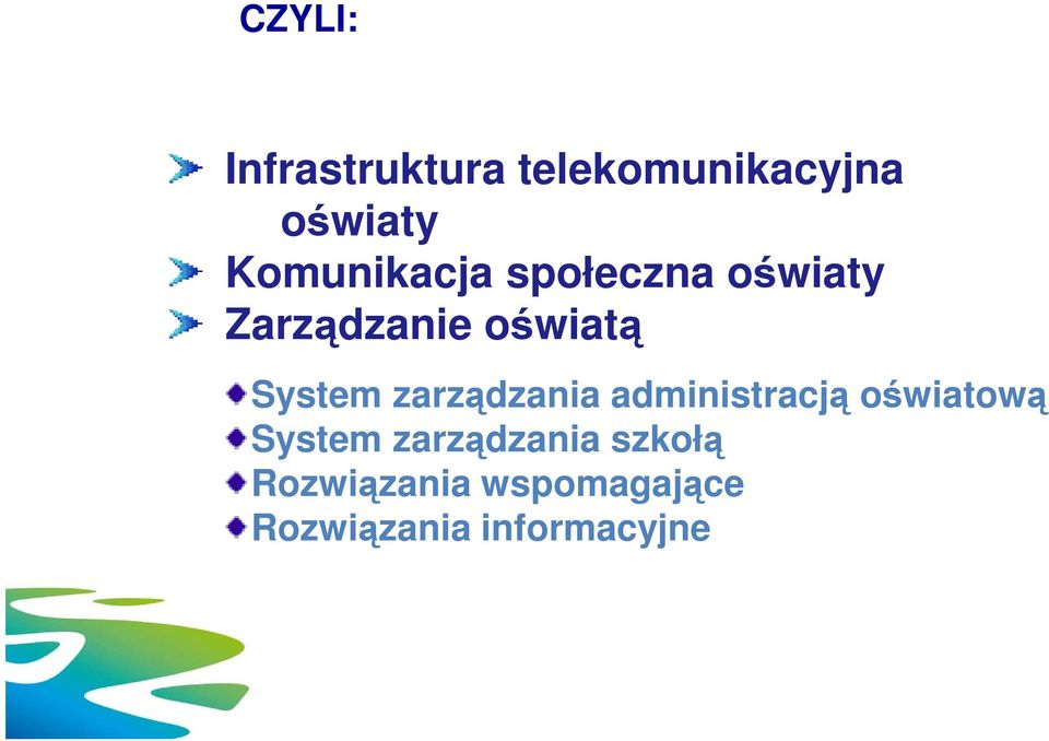 System zarządzania administracją oświatową System