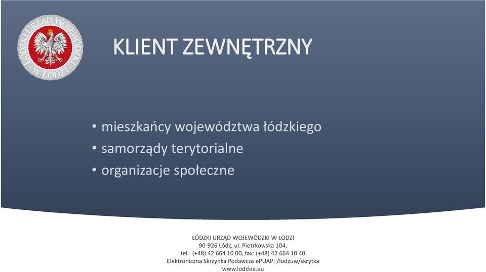 łódzkiego samorządy