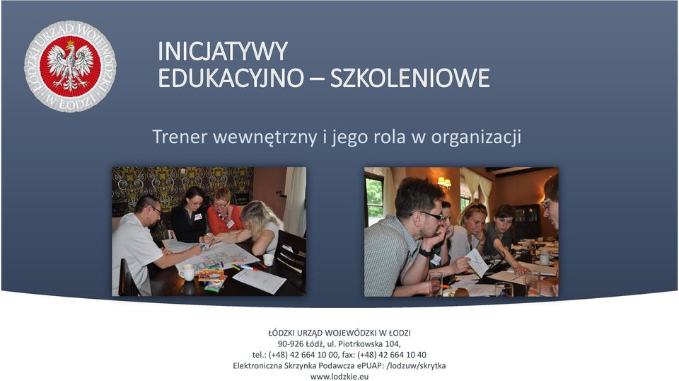 SZKOLENIOWE Trener