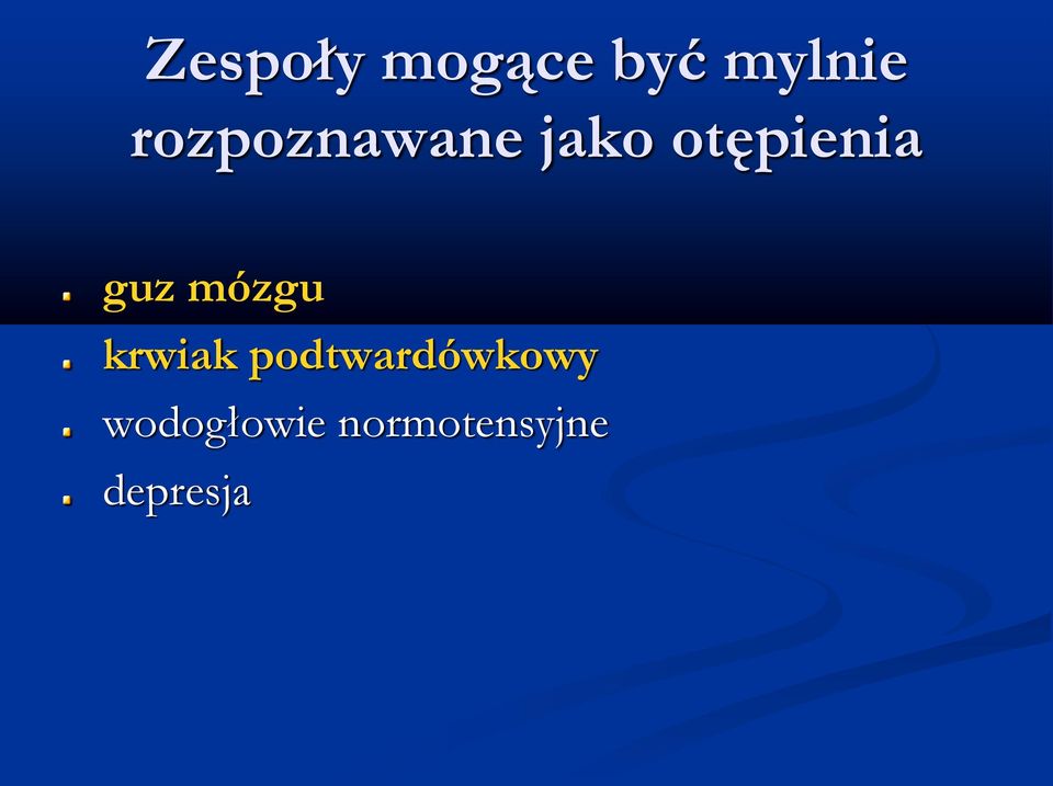 guz mózgu krwiak