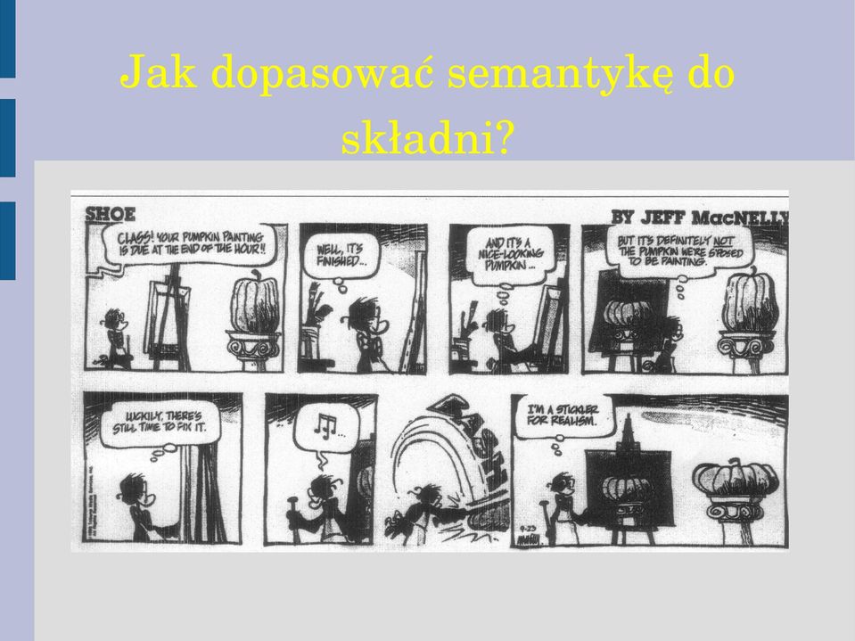 semantykę