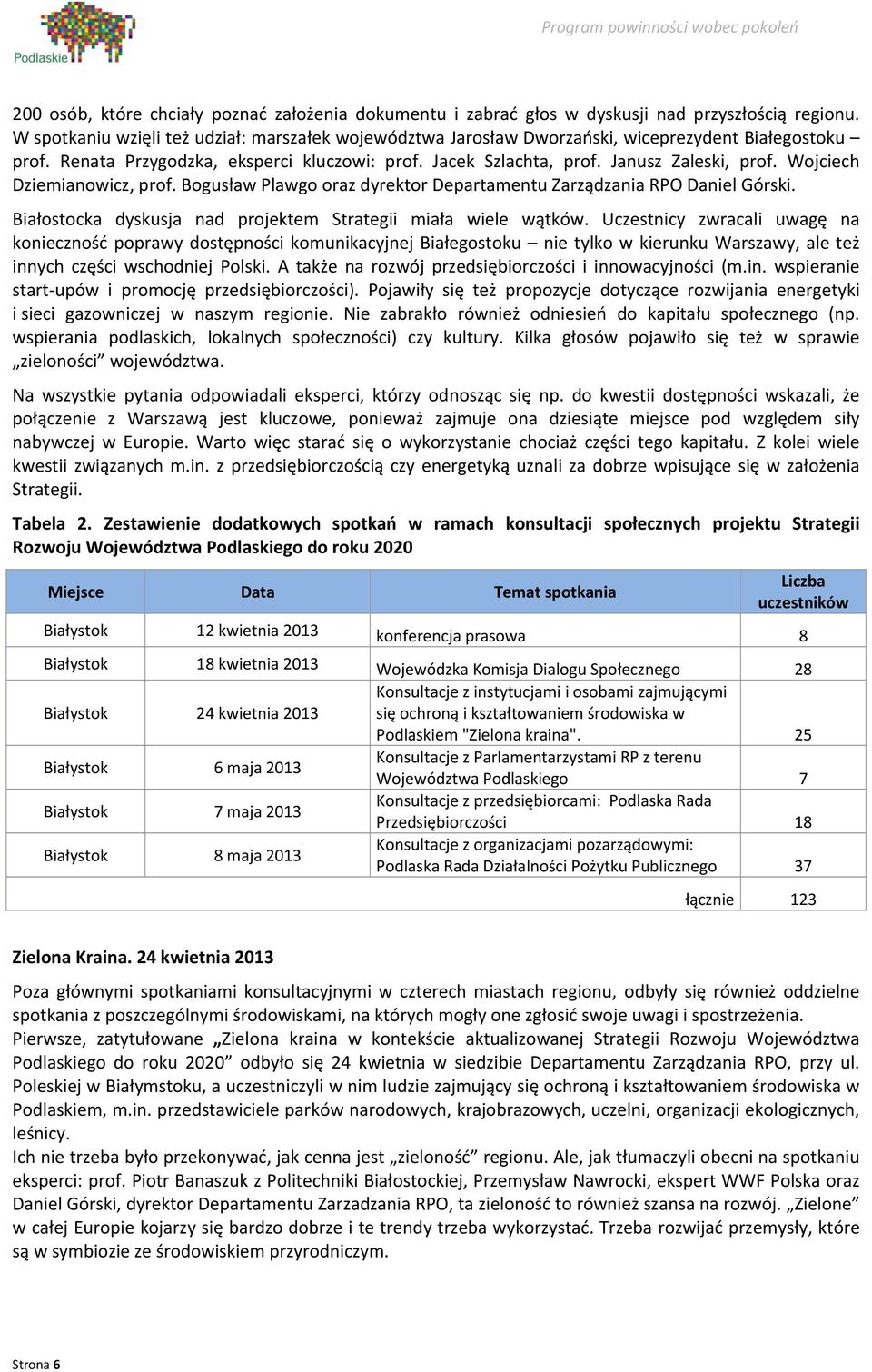 Wojciech Dziemianowicz, prof. Bogusław Plawgo oraz dyrektor Departamentu Zarządzania RPO Daniel Górski. Białostocka dyskusja nad projektem Strategii miała wiele wątków.