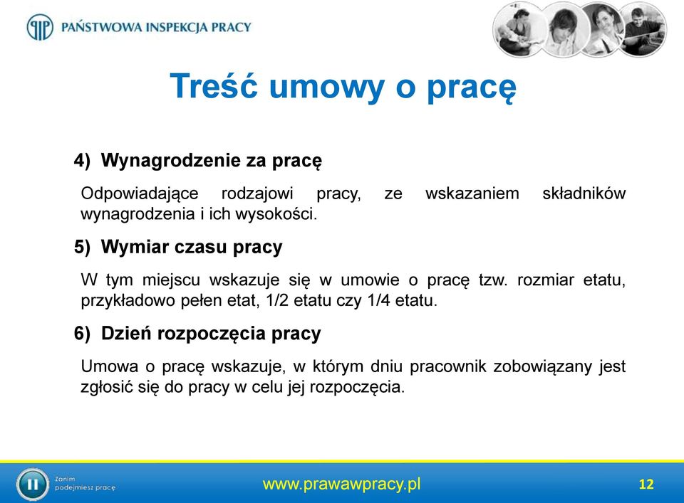 rozmiar etatu, przykładowo pełen etat, 1/2 etatu czy 1/4 etatu.