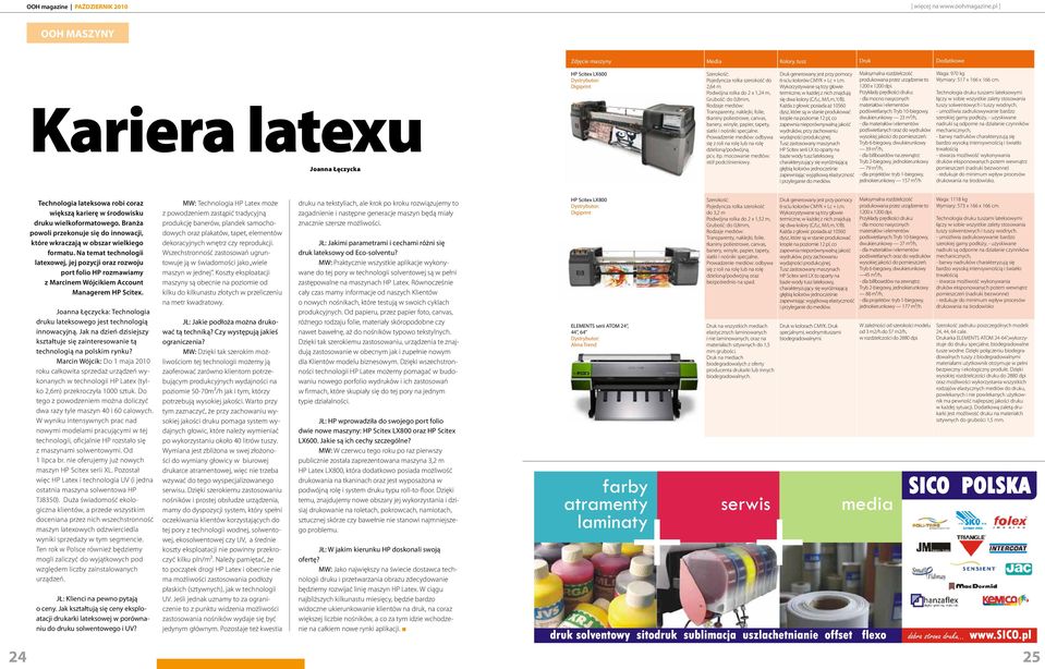 Grubość: do 0,8mm, Rodzaje mediów: Transparenty, naklejki, folie, tkaniny poliestrowe, canvas, banery, winyle, papier, tapety, siatki i nośniki specjalne.