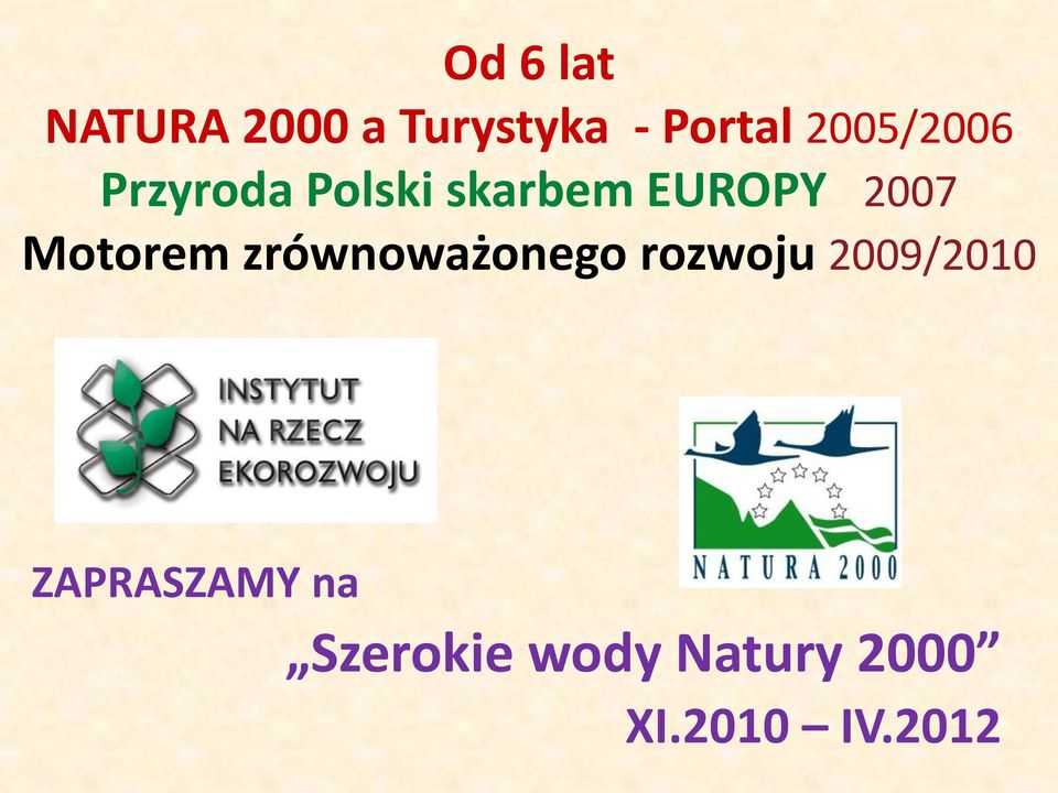 Motorem zrównoważonego rozwoju 2009/2010