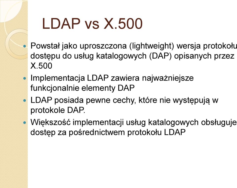 katalogowych (DAP) opisanych przez X.