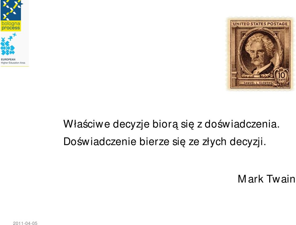 Doświadczenie bierze się
