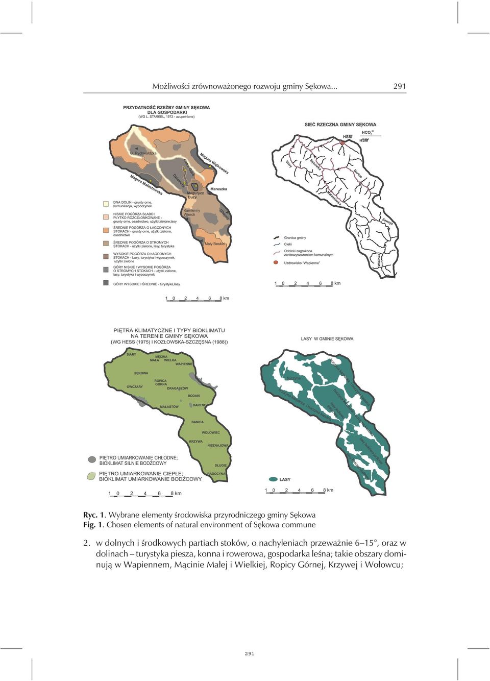 Chosen elements of natural environment of Sękowa commune 2.