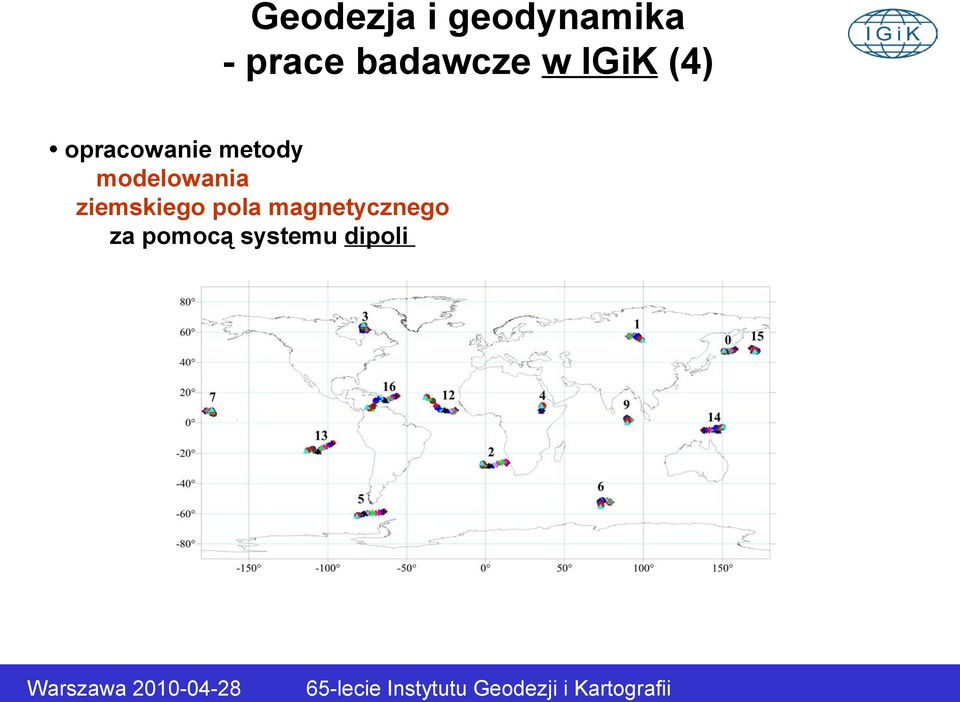 modelowania ziemskiego pola