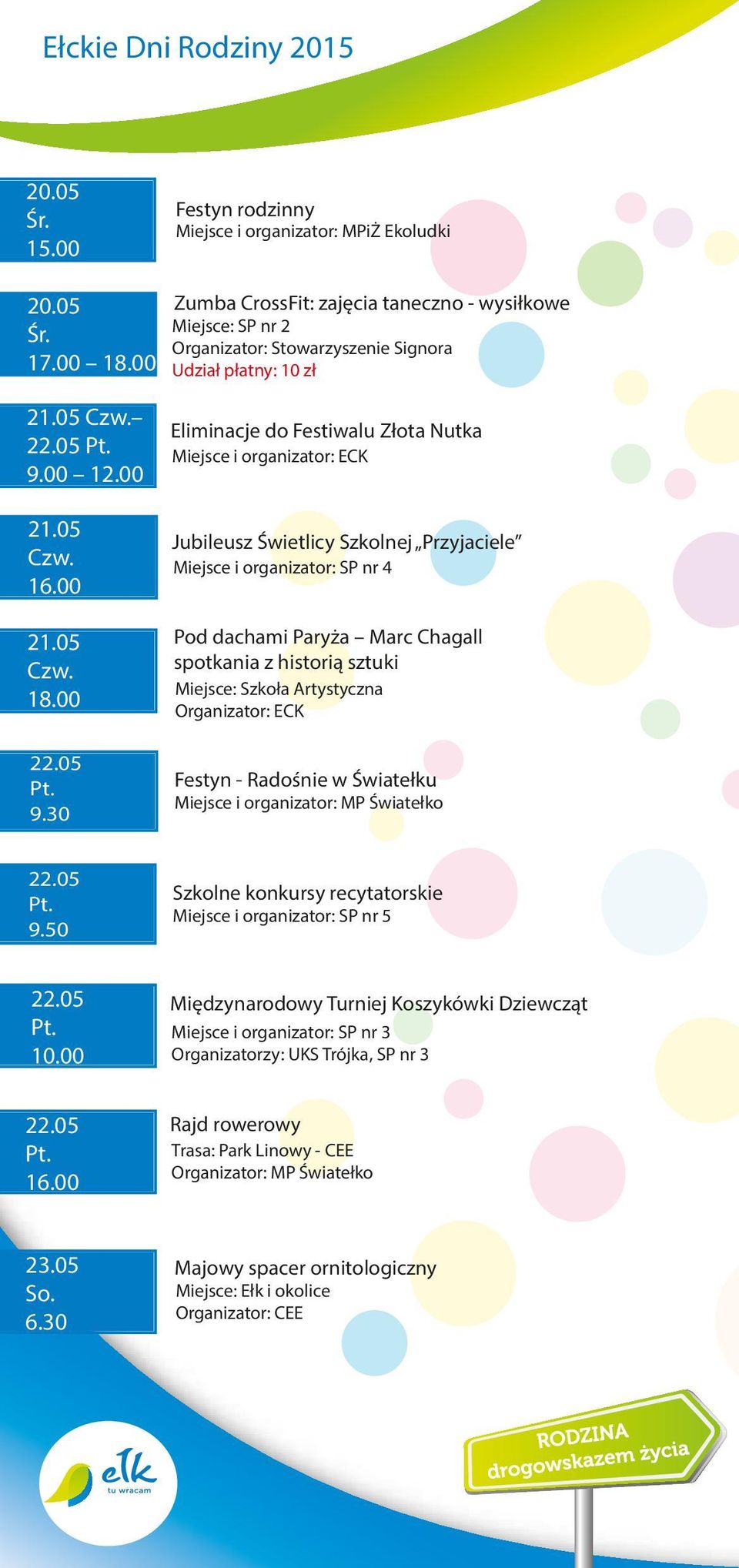 00 12.00 21.05 Czw. 16.00 21.05 Czw. 18.00 22.05 9.
