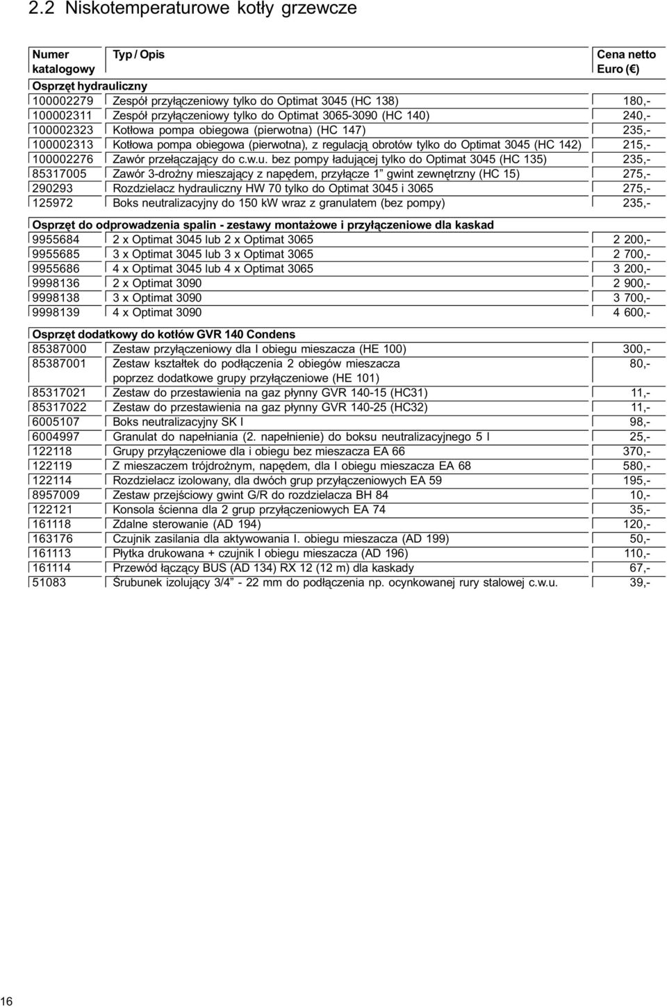 3045 (HC 142) 215,- 100002276 Zawór prze³¹czaj¹cy do c.w.u.