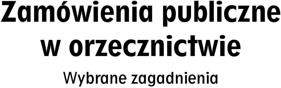 orzecznictwie