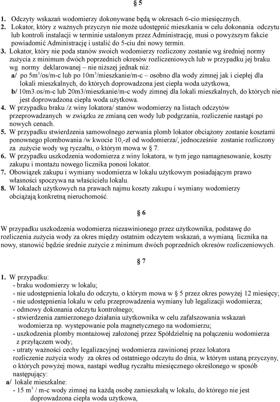 Administrację i ustalić do 5-ciu dni nowy termin. 3.