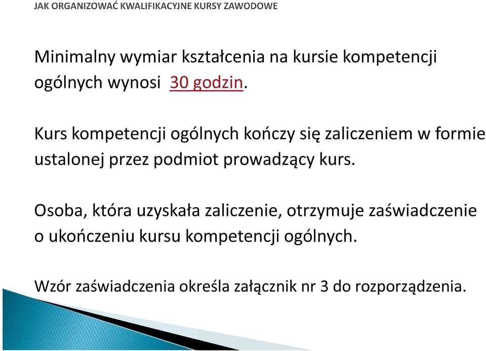 prowadzący kurs.