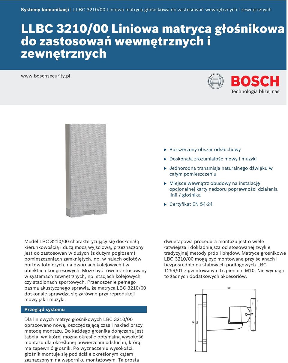 w halach odlotów portów lotniczych, na dworcach kolejowych i w obiektach kongresowych. Może być również stosowany w systemach zewnętrznych, np. stacjach kolejowych czy stadionach sportowych.