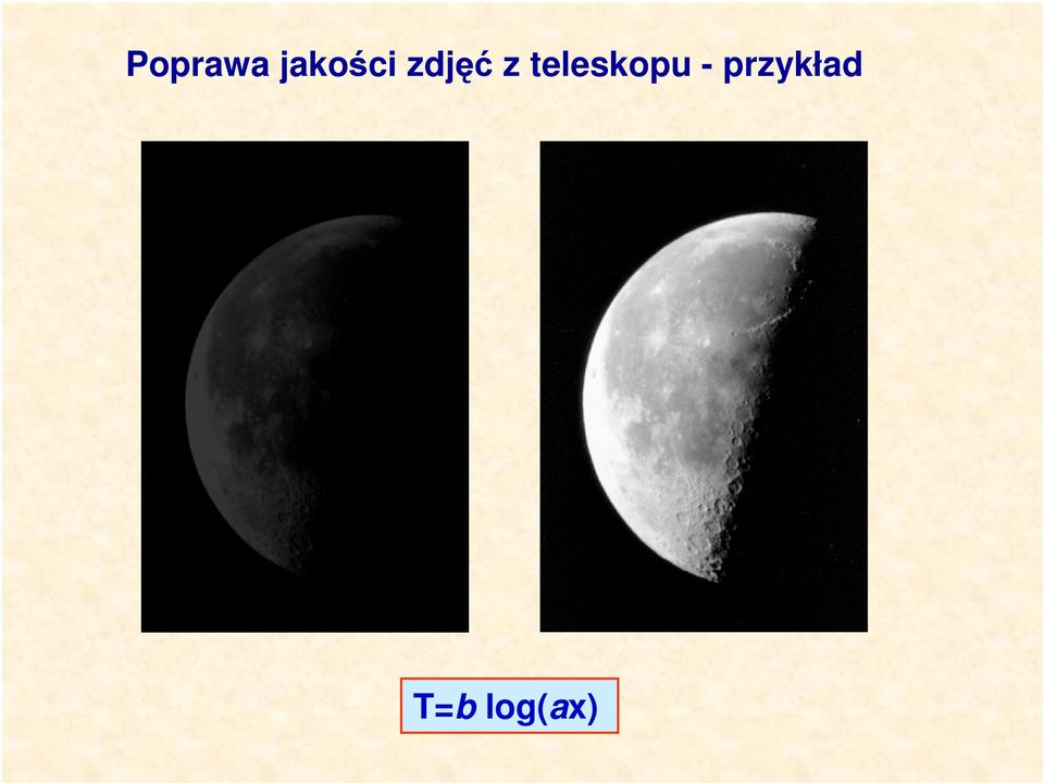 z teleskopu -