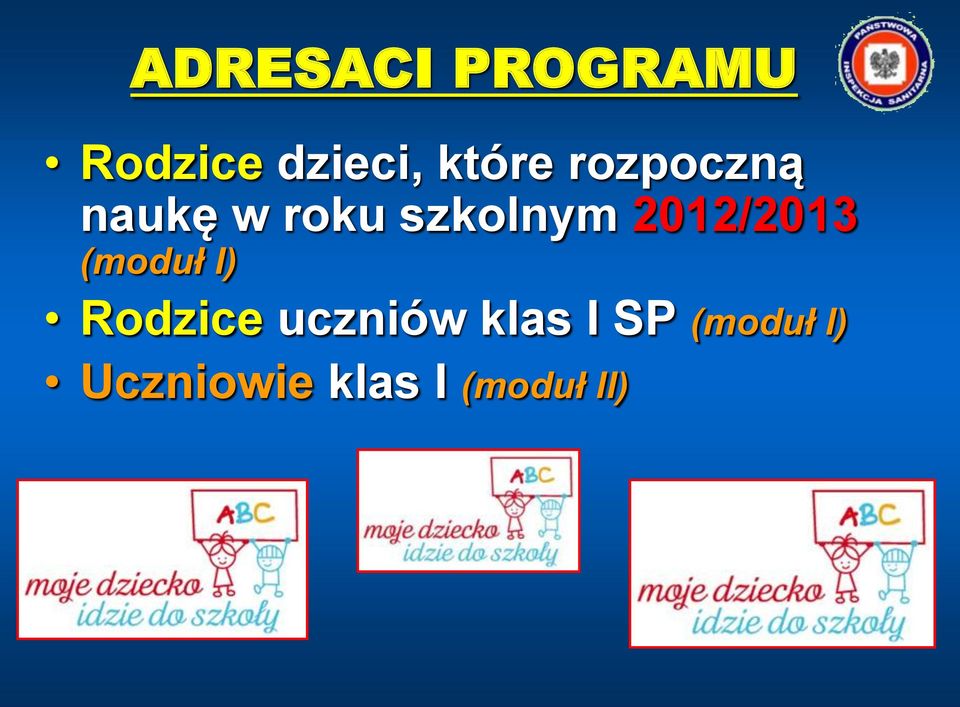 2012/2013 (moduł I) Rodzice uczniów