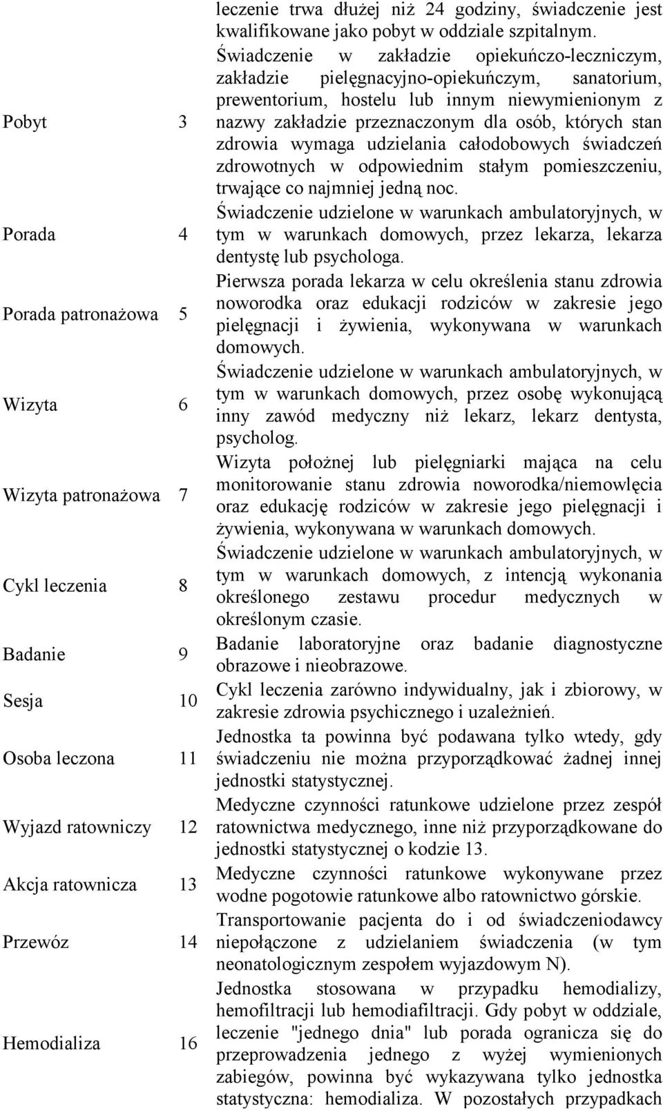 Świadczenie w zakładzie opiekuńczo-leczniczym, zakładzie pielęgnacyjno-opiekuńczym, sanatorium, prewentorium, hostelu lub innym niewymienionym z nazwy zakładzie przeznaczonym dla osób, których stan